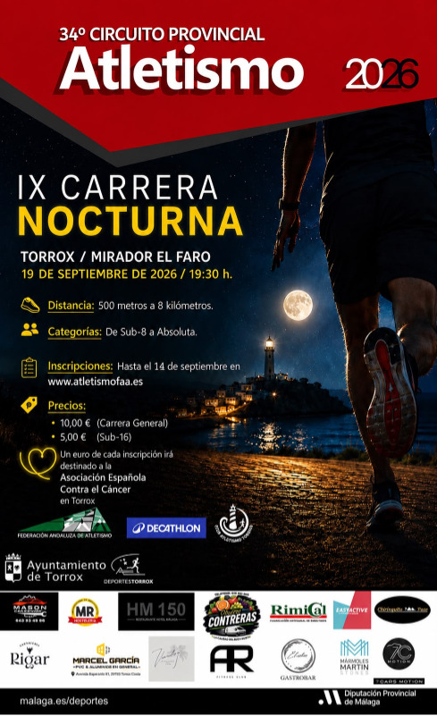 Carrera Nocturna Faro de Torrox
