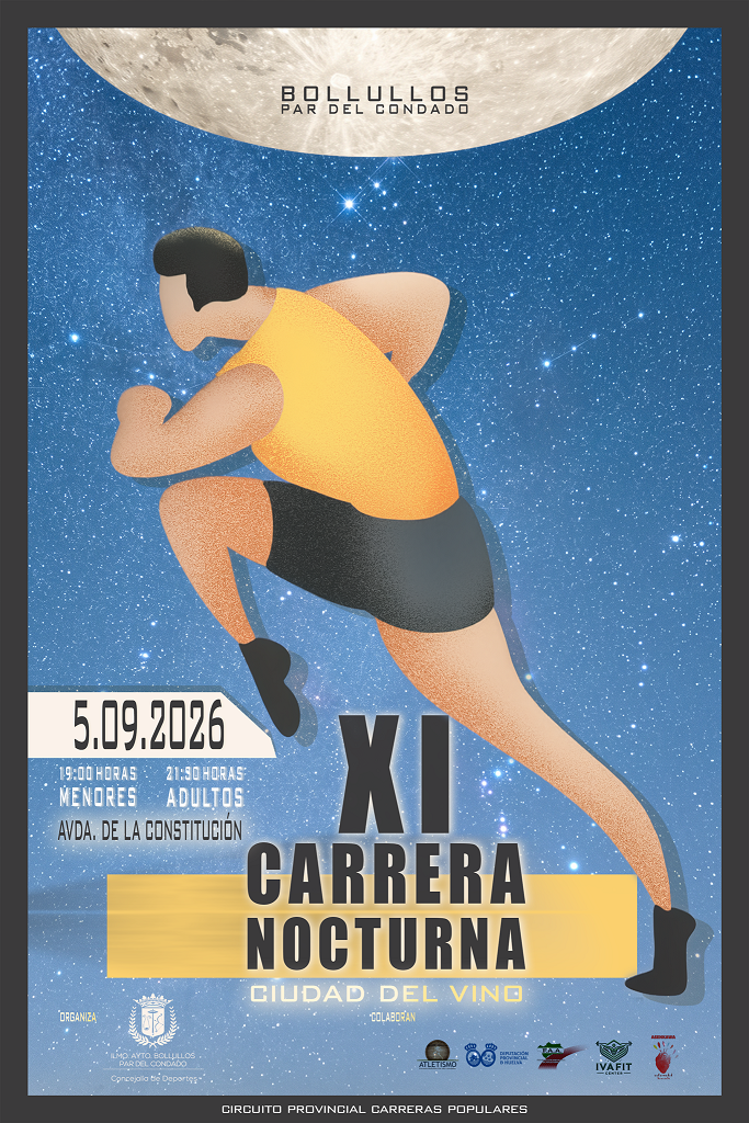 Cartel XI Carrera Nocturna Ciudad del Vino