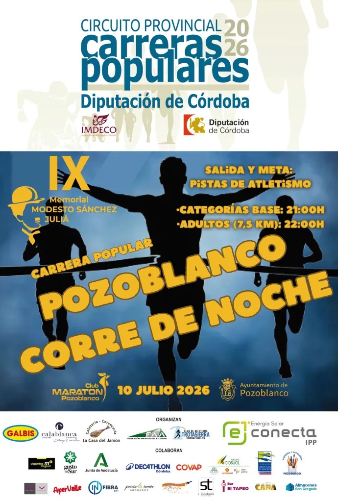 Carrera Popular Pozoblanco Corre de Noche
