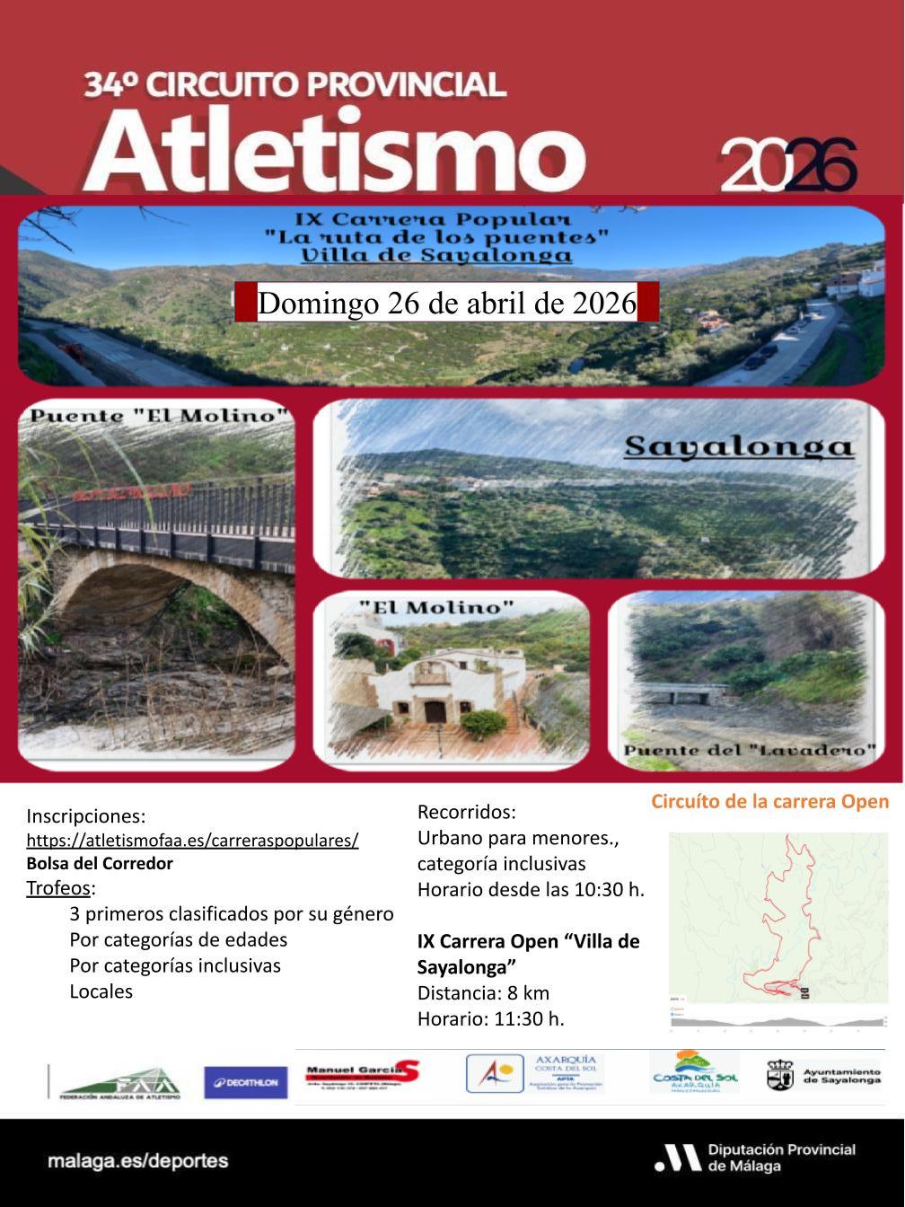 Carrera Popular la Ruta de los Puentes - Villa de Sayalonga