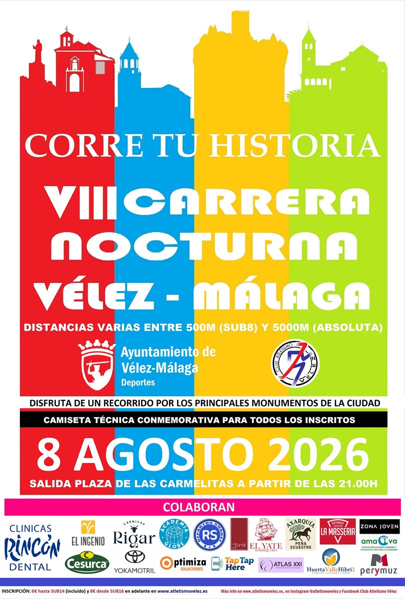 Carrera Nocturna Ciudad de Vélez-Málaga-Corre tu Historia